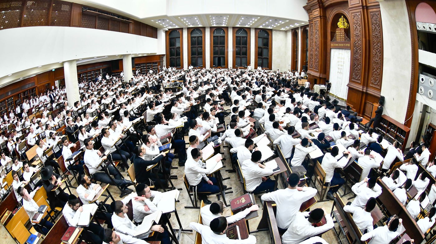 הגר"ד לנדו בשיחה בישיבת בית מדרש עליון