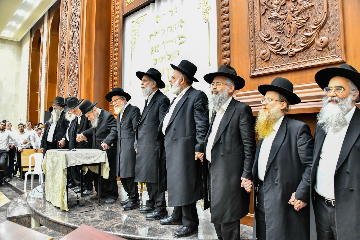 הגר"ד לנדו בשיחה בישיבת בית מדרש עליון