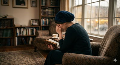 באמצע הלילה: הבעל התעורר וראה את אשתו ממררת בבכי בסלון - מה שאילץ אותו לספר סוד אפל מהעבר