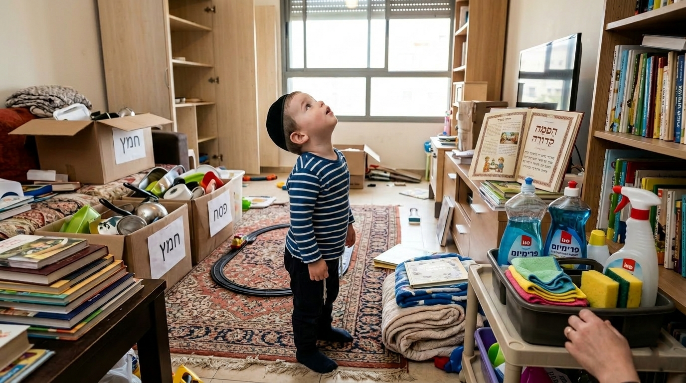 המבט שלו, המחפש רגע אחד של יחס בתוך ים הנקיונות, גרם לי להבין שהשנה משהו חייב להשתנות. 