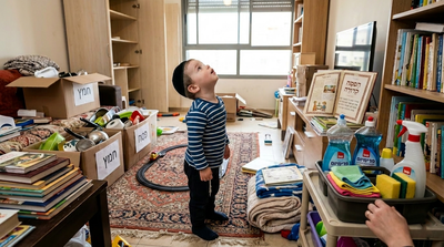 המבט שלו, המחפש רגע אחד של יחס בתוך ים הנקיונות, גרם לי להבין שהשנה משהו חייב להשתנות. 