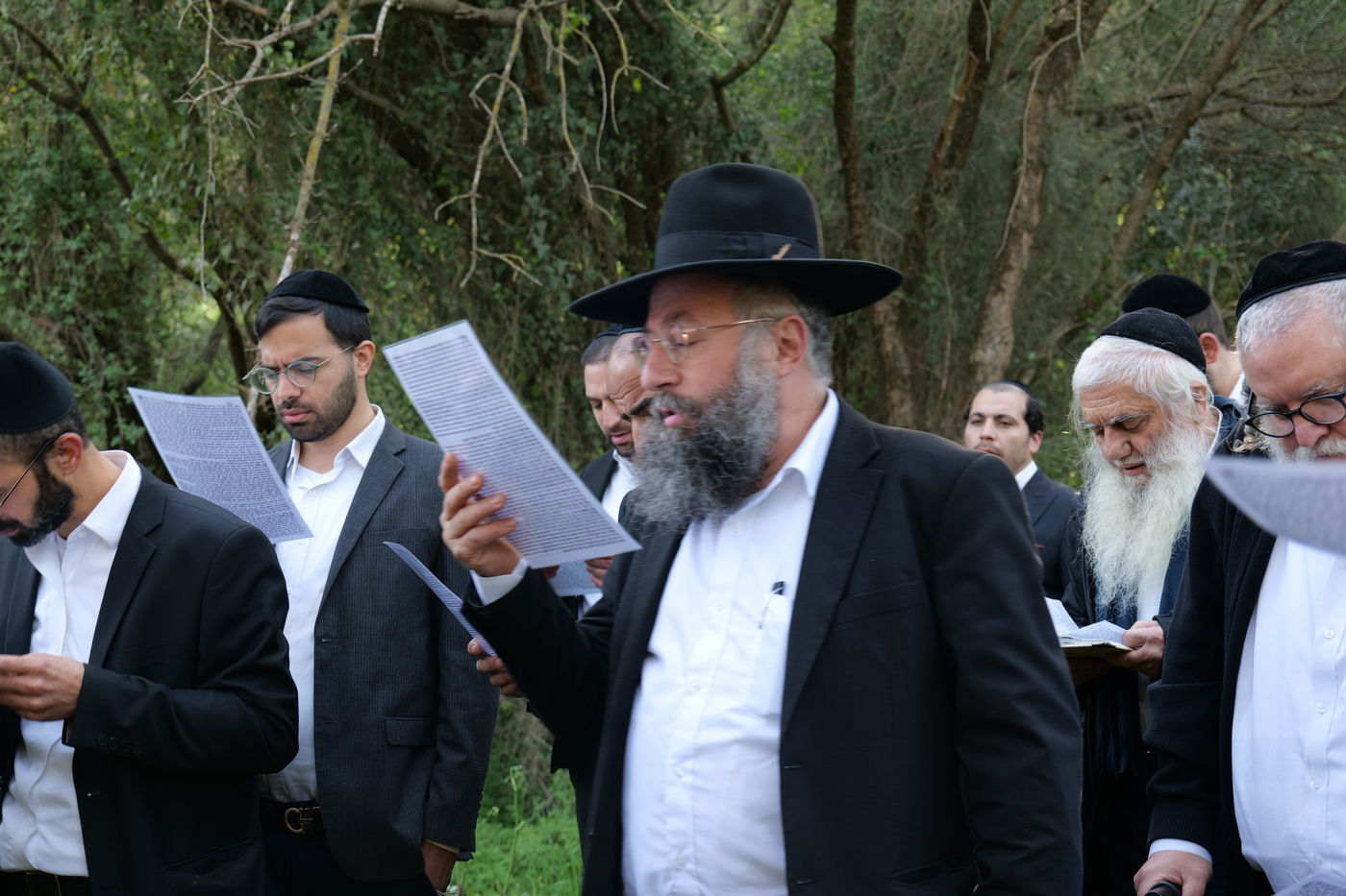 מיד אחרי הנץ: הגאון רבי בנימין חותה ב"ברכת האילנות"