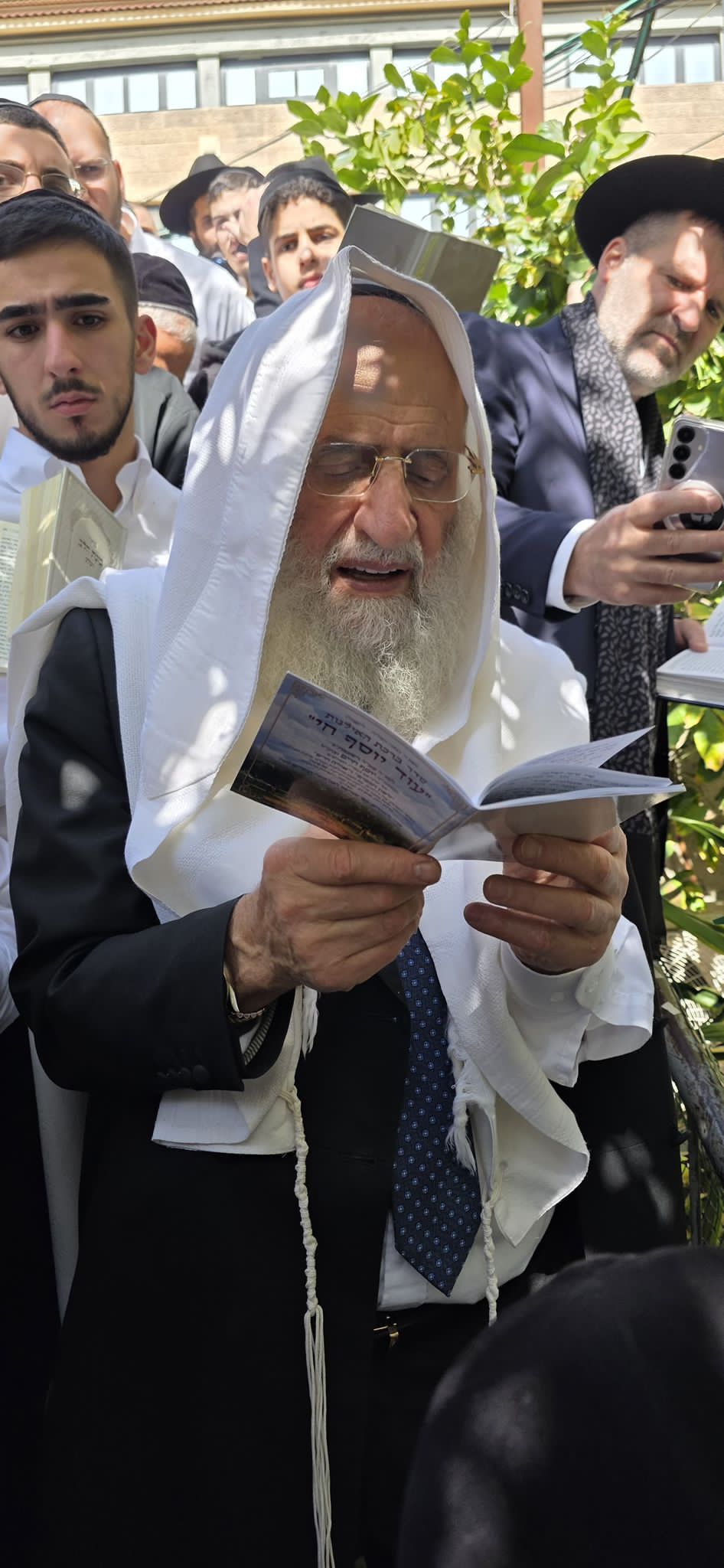 הגר"ר אלבז בברכת האילנות