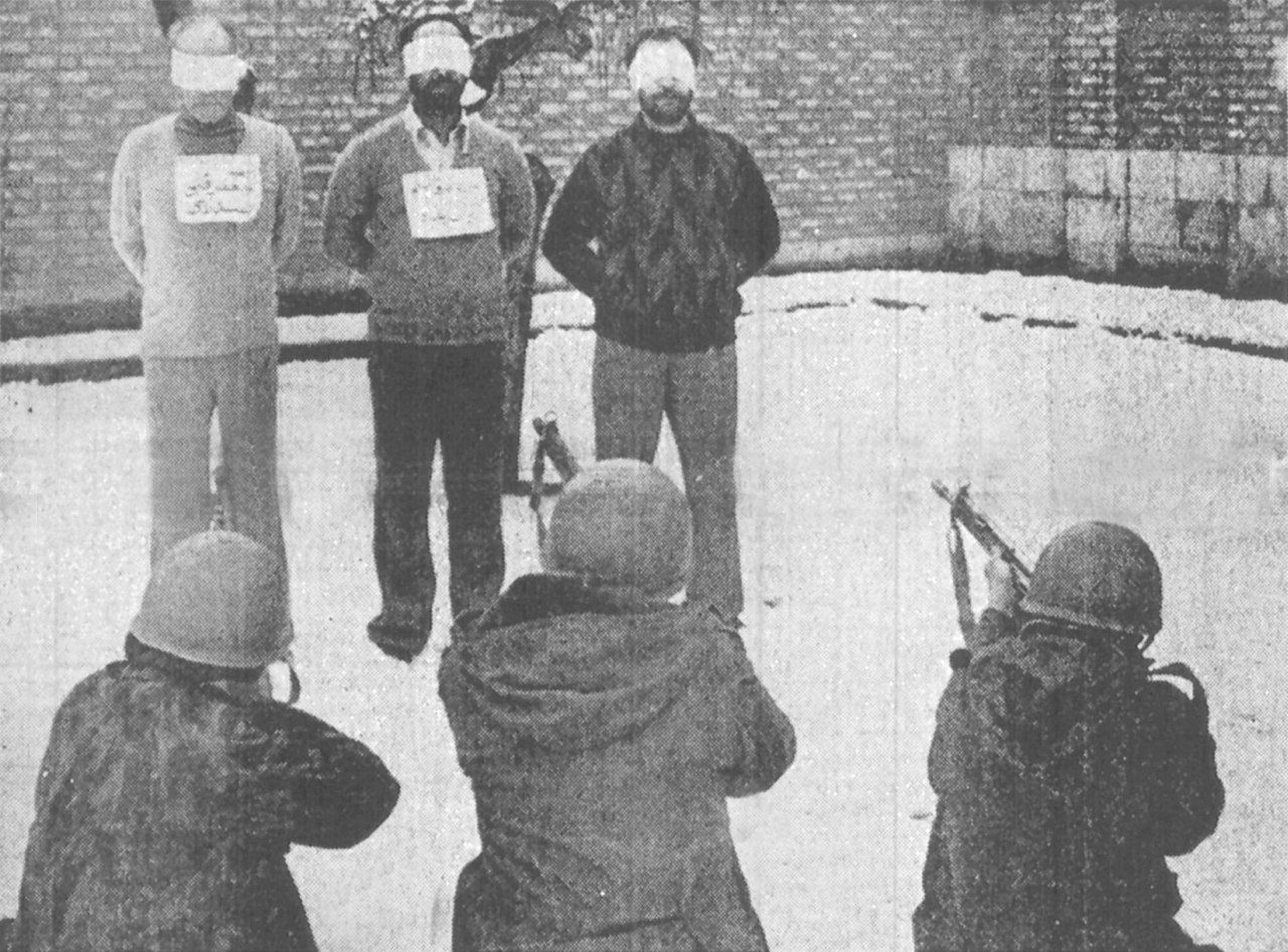 הוצאות להורג בכלא קאסר של מתנגדי ההפיכה באיראן 1980