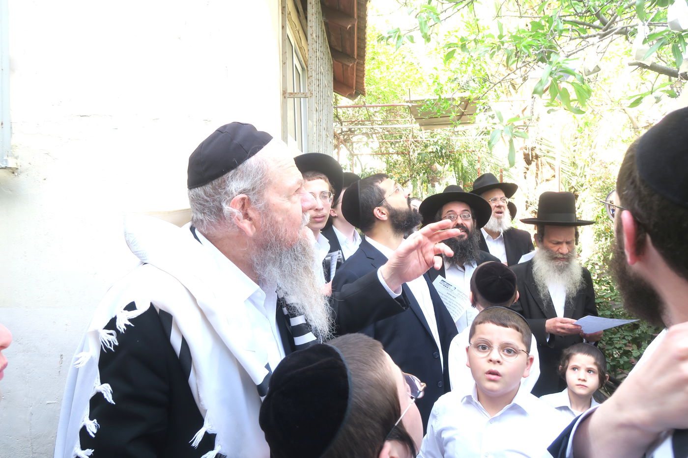 הגרמ"ש אדלשטיין בברכת האילנות 