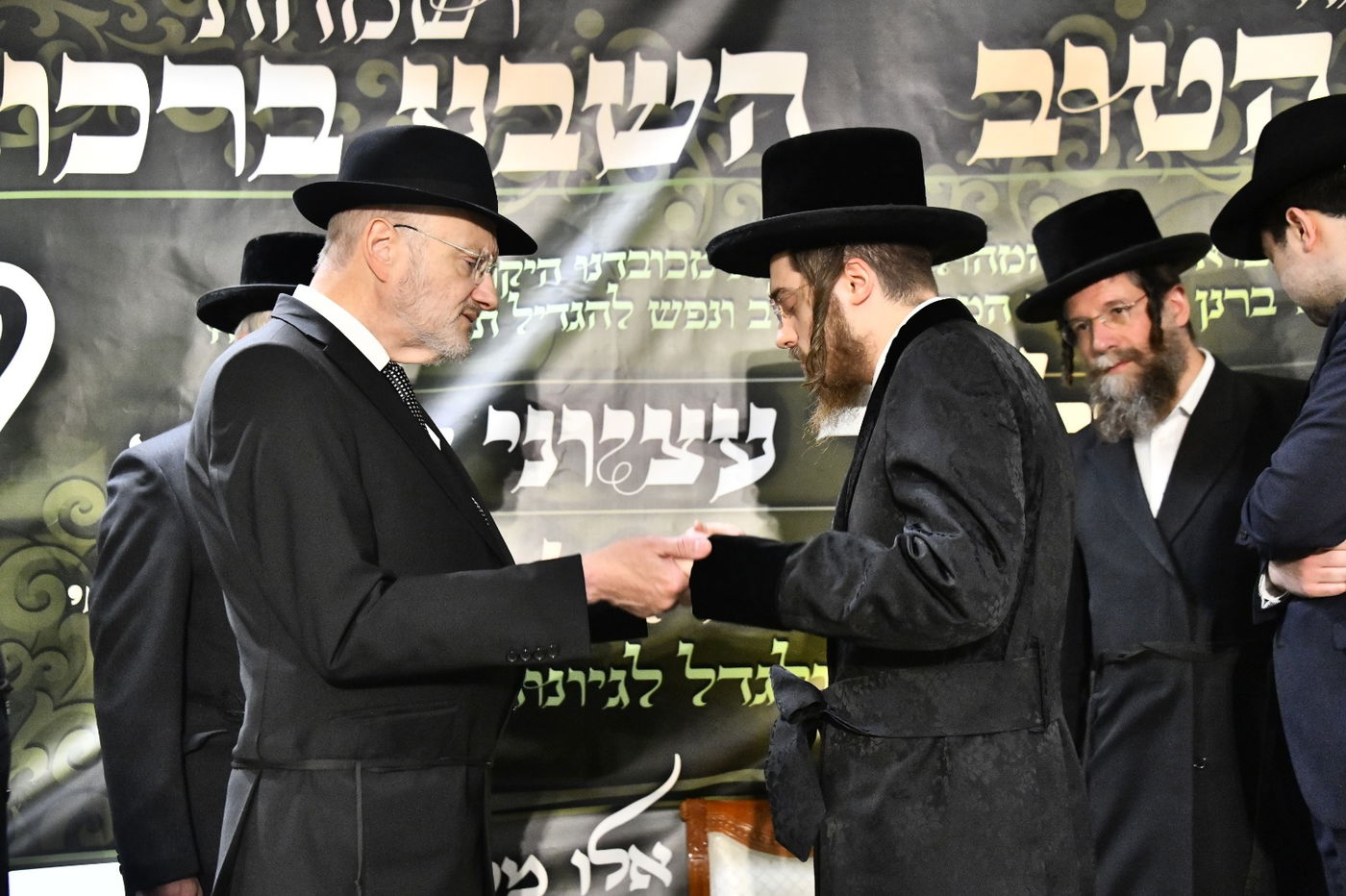 הרב אליעזר אברהם עציוני ז"ל עם יבלחט"א האדמו"ר מסאדיגורה