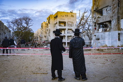 זירת הפגיעה בעיר ערד