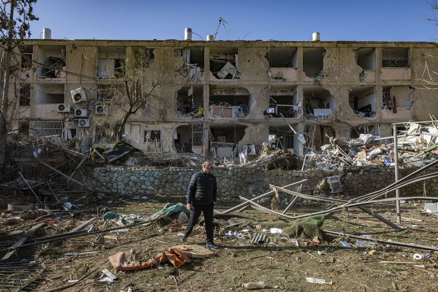 זירת הפגיעה בדימונה, הבוקר