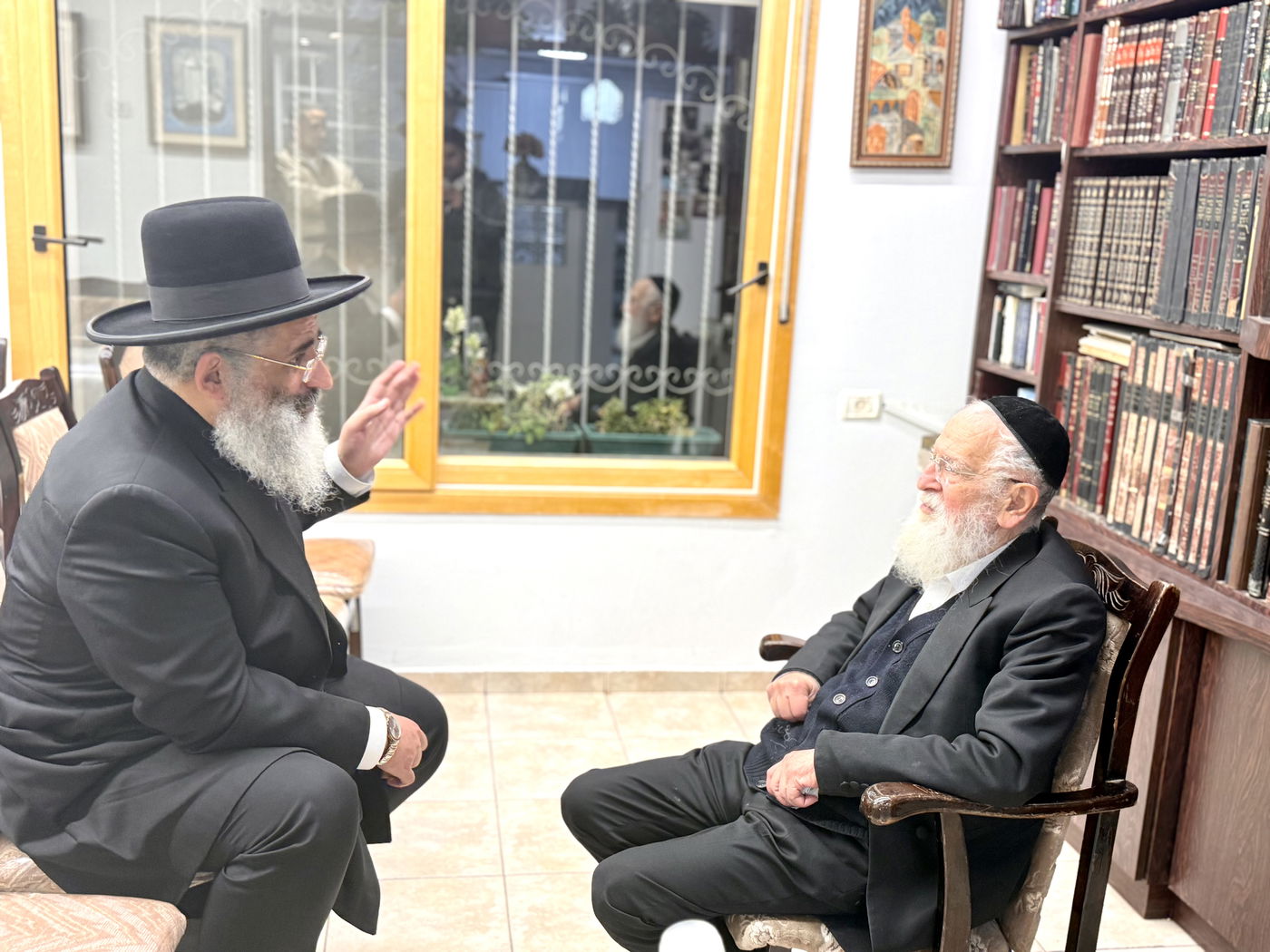 ניחום אבלים אצל הגאון רבי אליהו טופיק