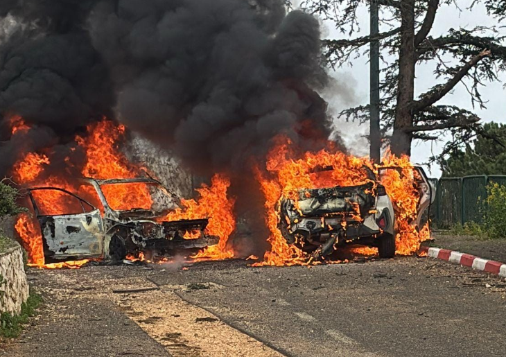 זירת הפגיעה במשגב עם, הבוקר