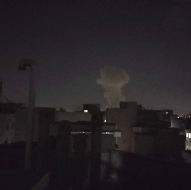 התקיפות הערב בטהראן