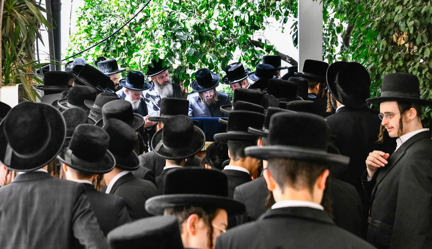 האדמו"ר מסאדיגורה בברכת האילנות 