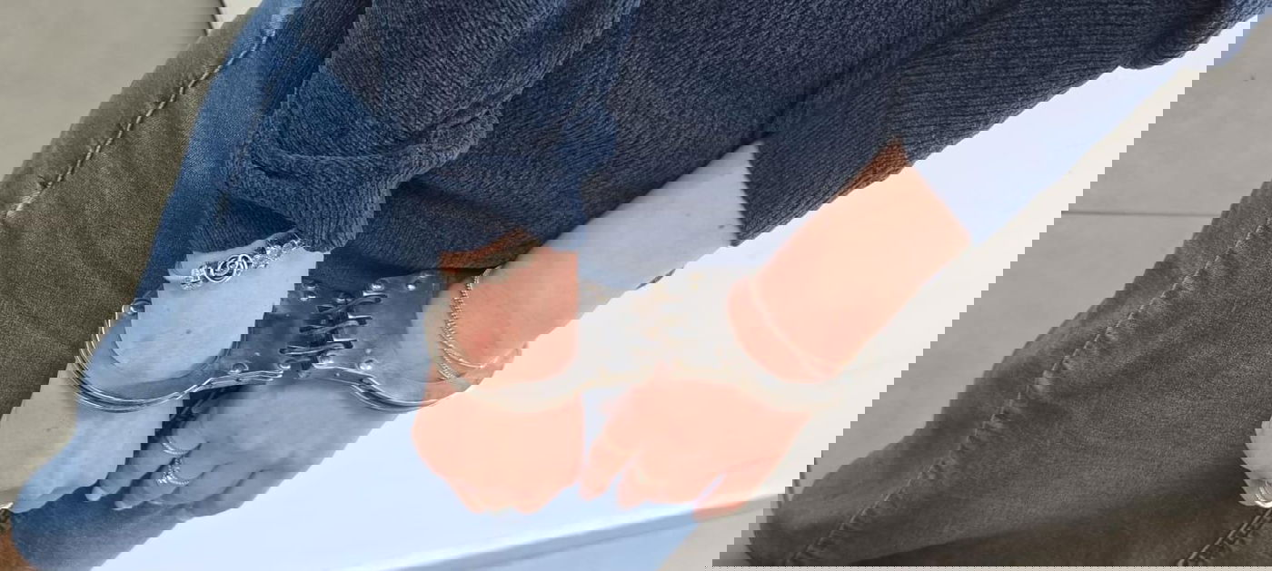 החשודה בעת המעצר