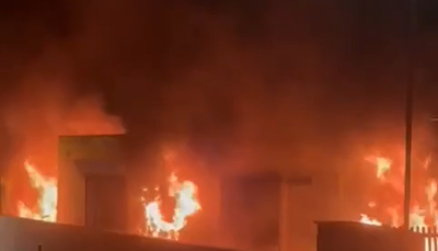 שריפה - ופיצוץ ענק: תיעודים חדשים משריפת האמבולנסים של 'הצלה' - סטארמר מגנה