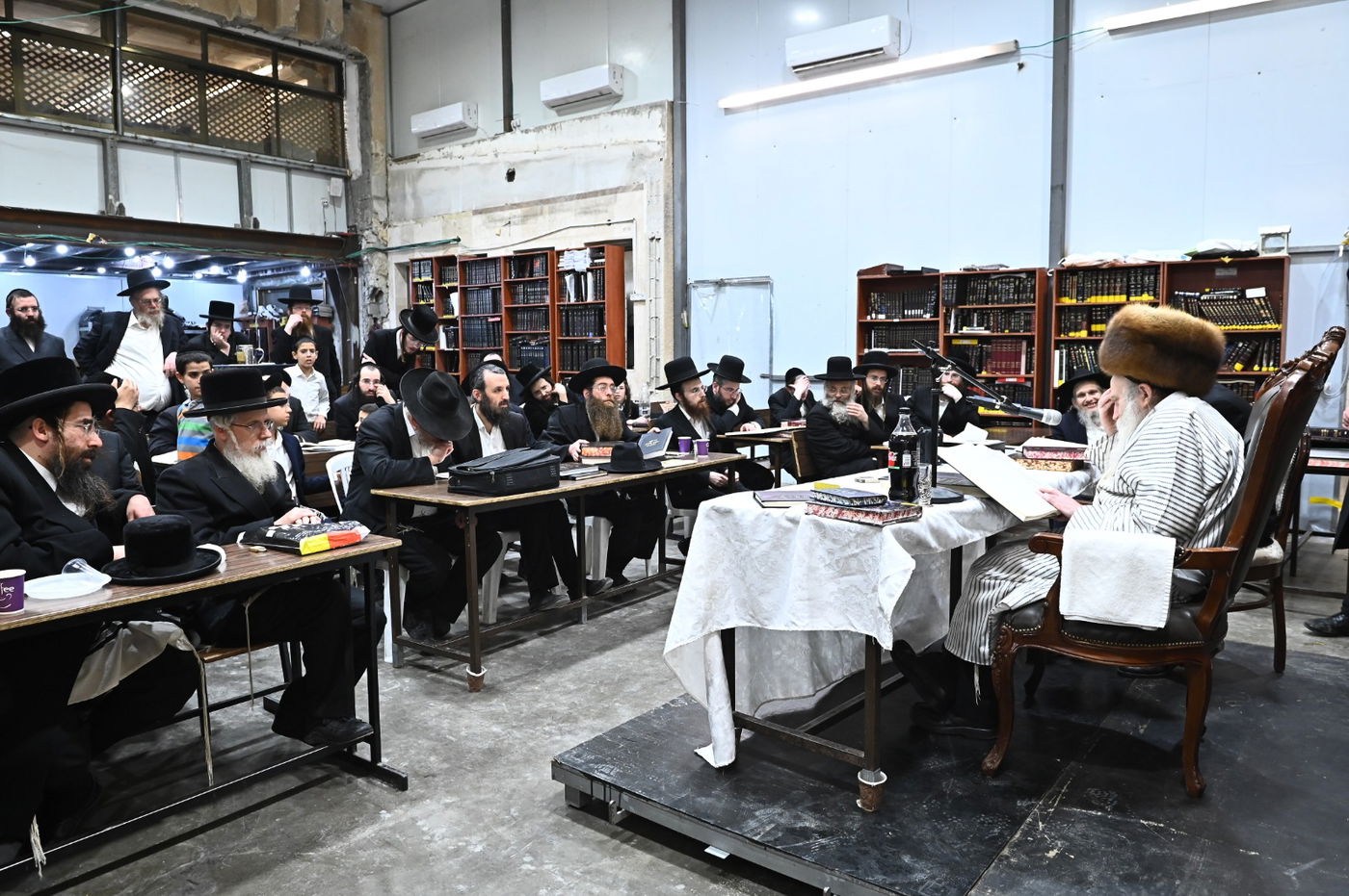 הגרי"מ מורגנשטרן בשיעור בישיבת תורת הנסתר