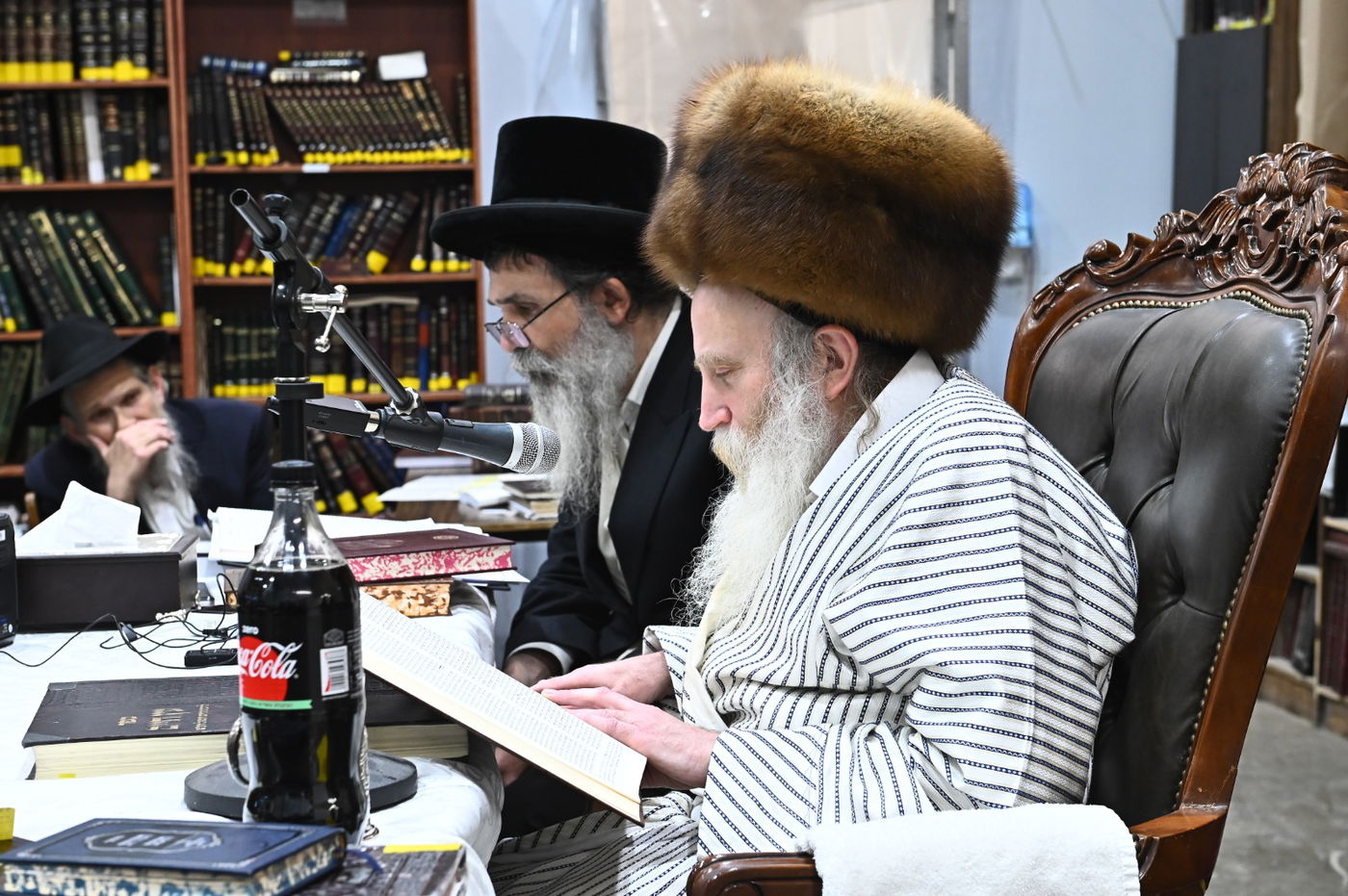 הגרי"מ מורגנשטרן בשיעור בישיבת תורת הנסתר