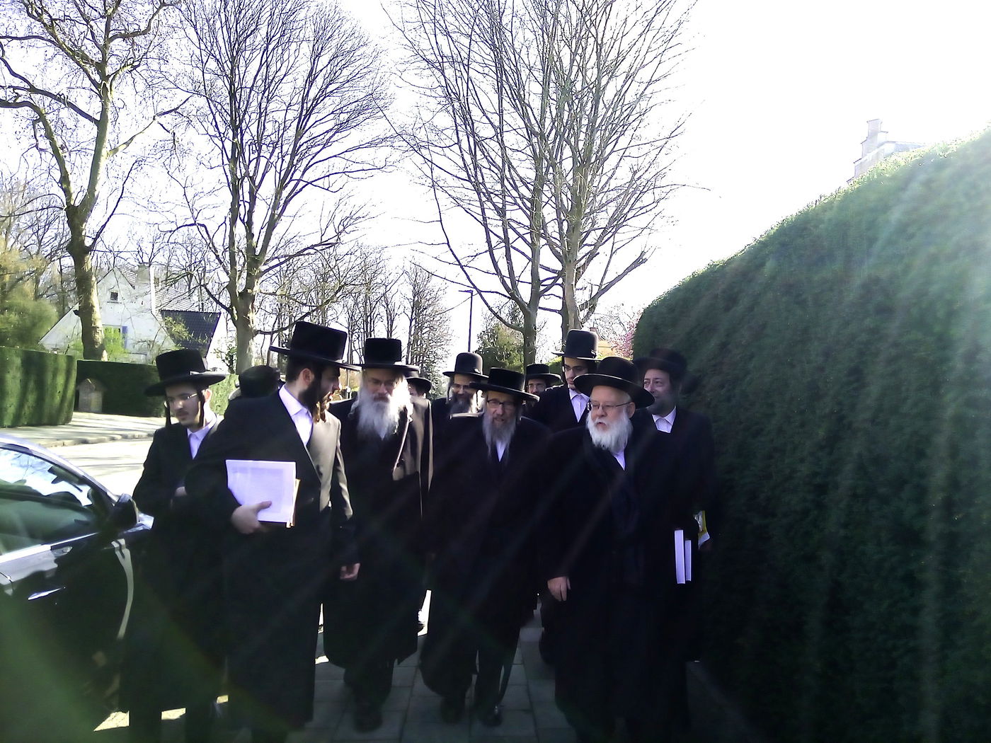  דומ"ץ סאטמר, הגה"צ רבי געציל בערקוביץ בביקור בישיבת ווילרייק