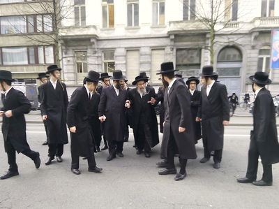  דומ"ץ סאטמר, הגה"צ רבי געציל בערקוביץ בביקור באנטווערפן