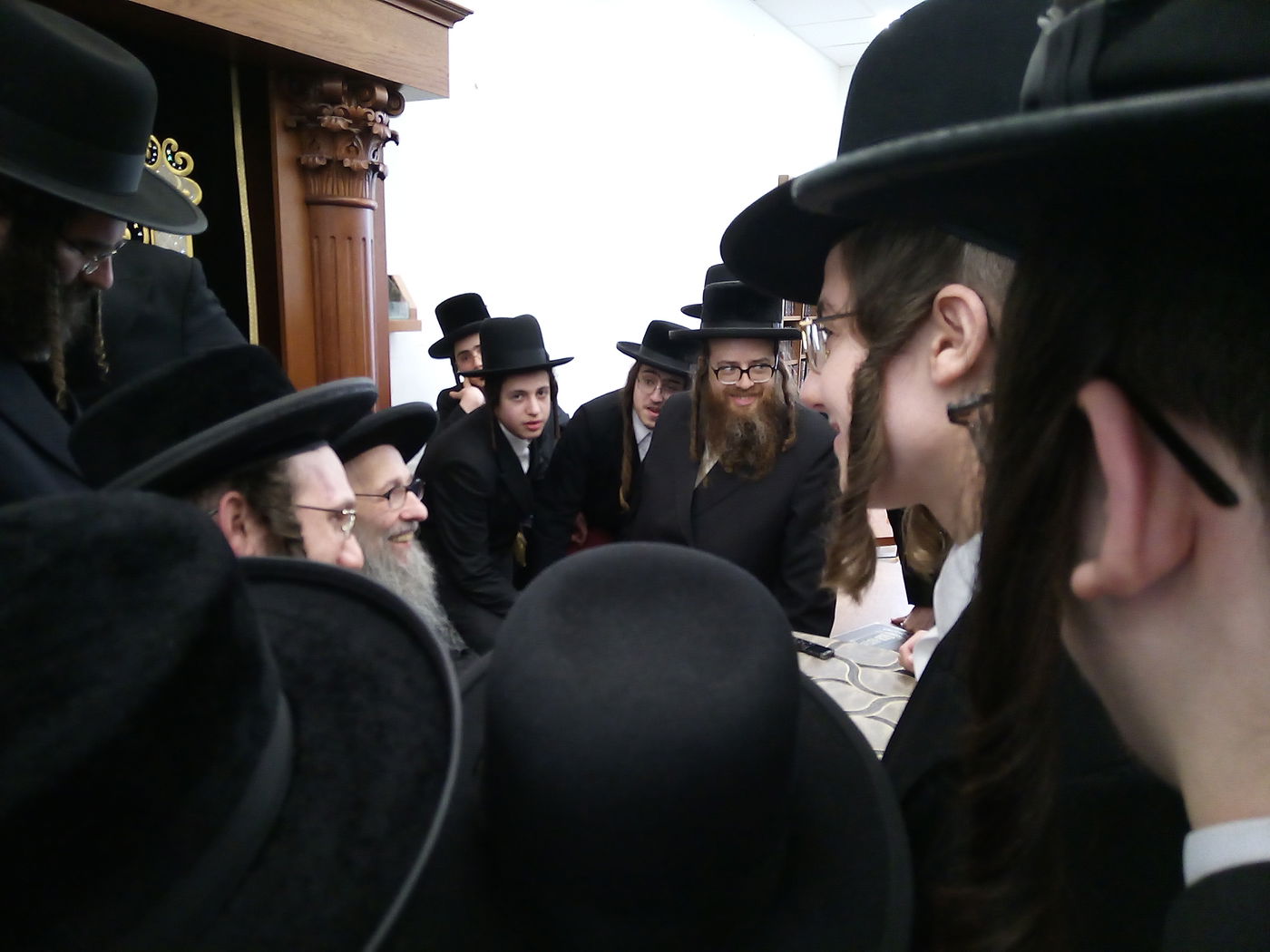  דומ"ץ סאטמר, הגה"צ רבי געציל בערקוביץ בביקור בישיבת סאטמר