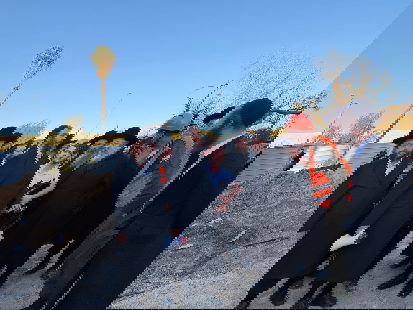 הרה"צ רבי נחמיה אלתר בביקור בערד