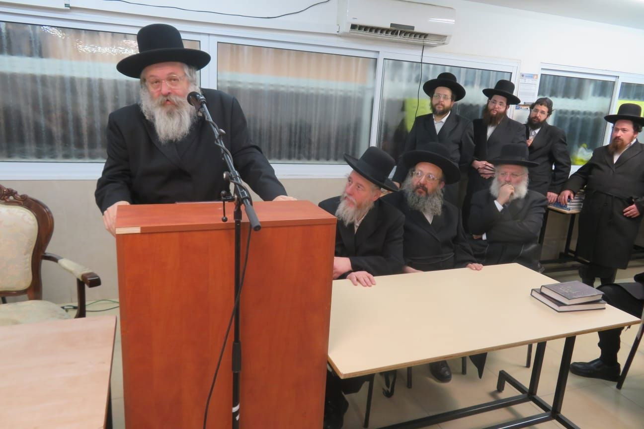 הרה"צ רבי נחמיה אלתר בביקור בערד