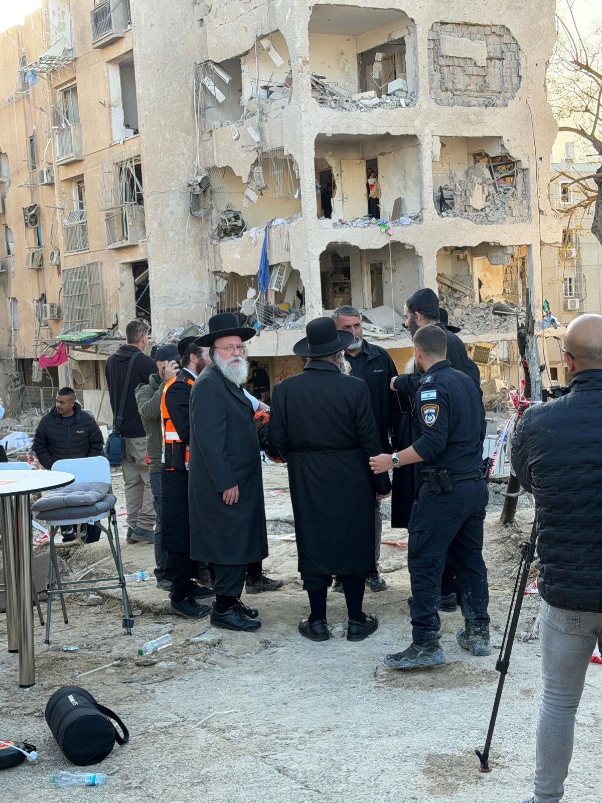 הרה"צ רבי נחמיה אלתר בביקור בערד