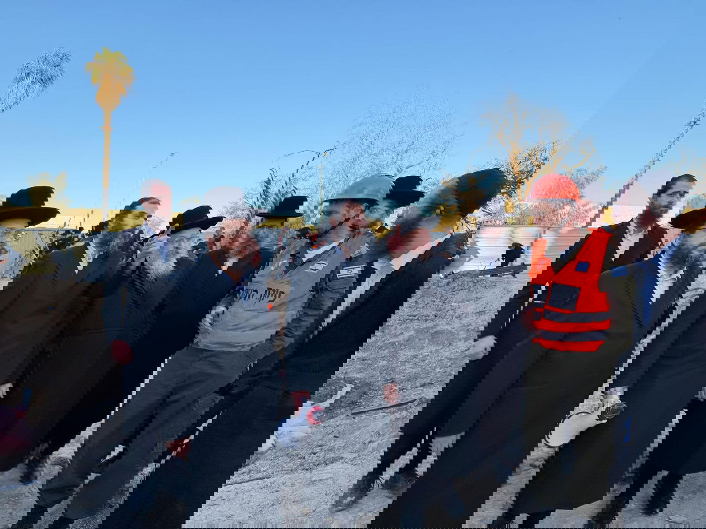 הרה"צ רבי נחמיה אלתר בביקור בערד