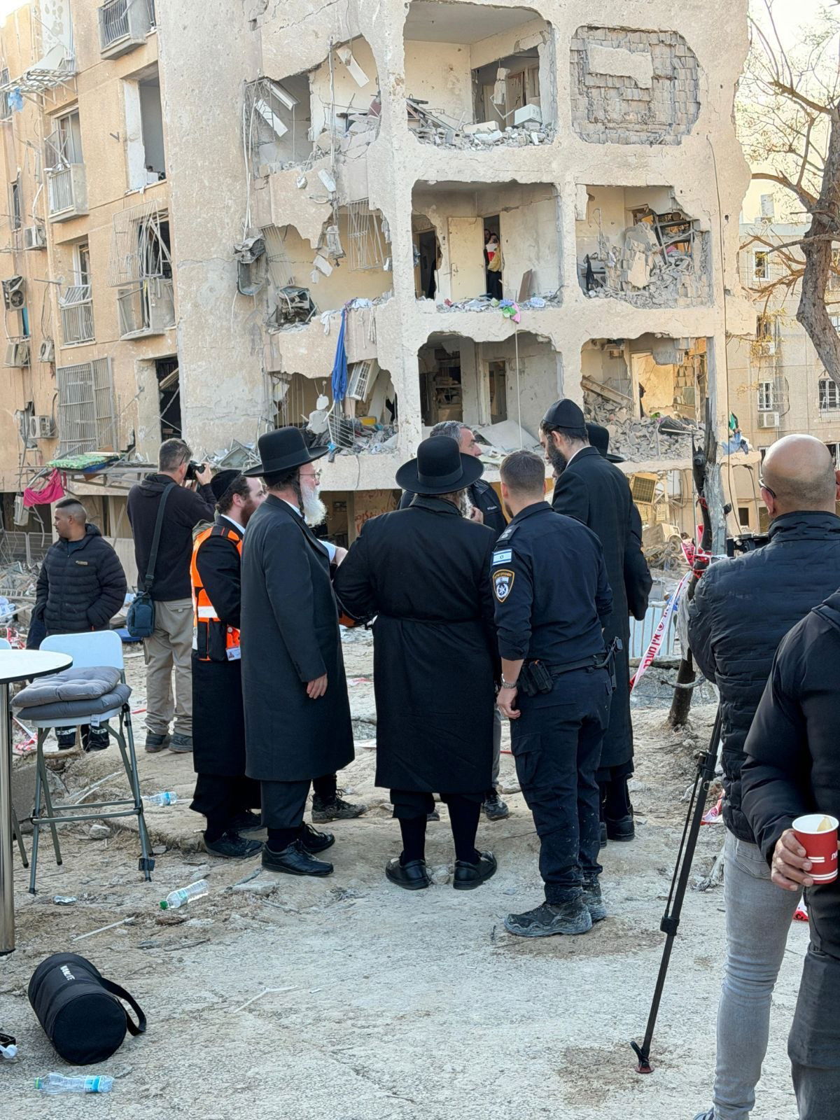 הרה"צ רבי נחמיה אלתר בביקור בערד