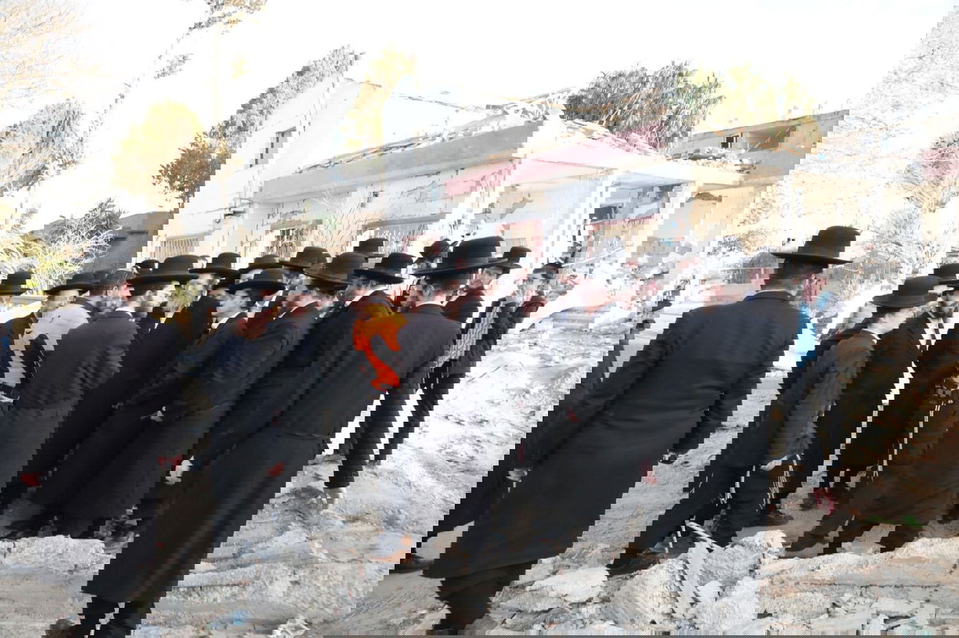 הרה"צ רבי ישראל מנחם אלתר בביקור בדימונה