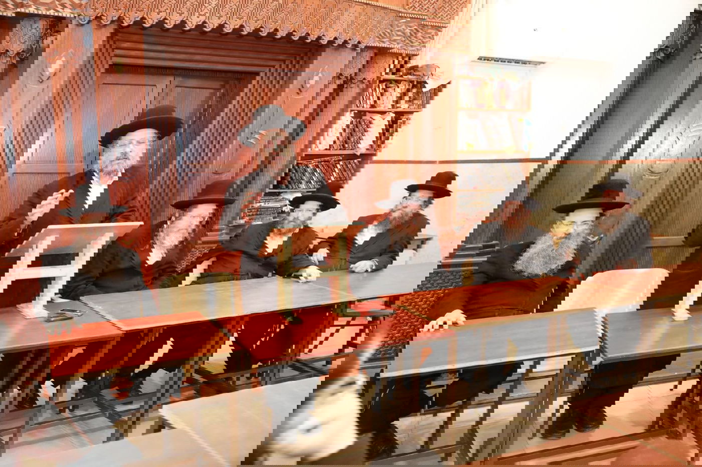 הרה"צ רבי ישראל מנחם אלתר בביקור בדימונה