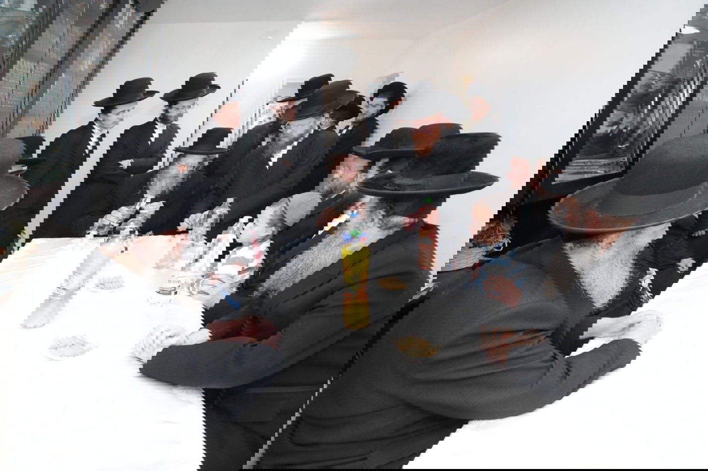 הרה"צ רבי ישראל מנחם אלתר בביקור בדימונה