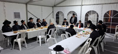 שמחת שבע ברכות לבנו של הרב נתנאל פיטוסי 