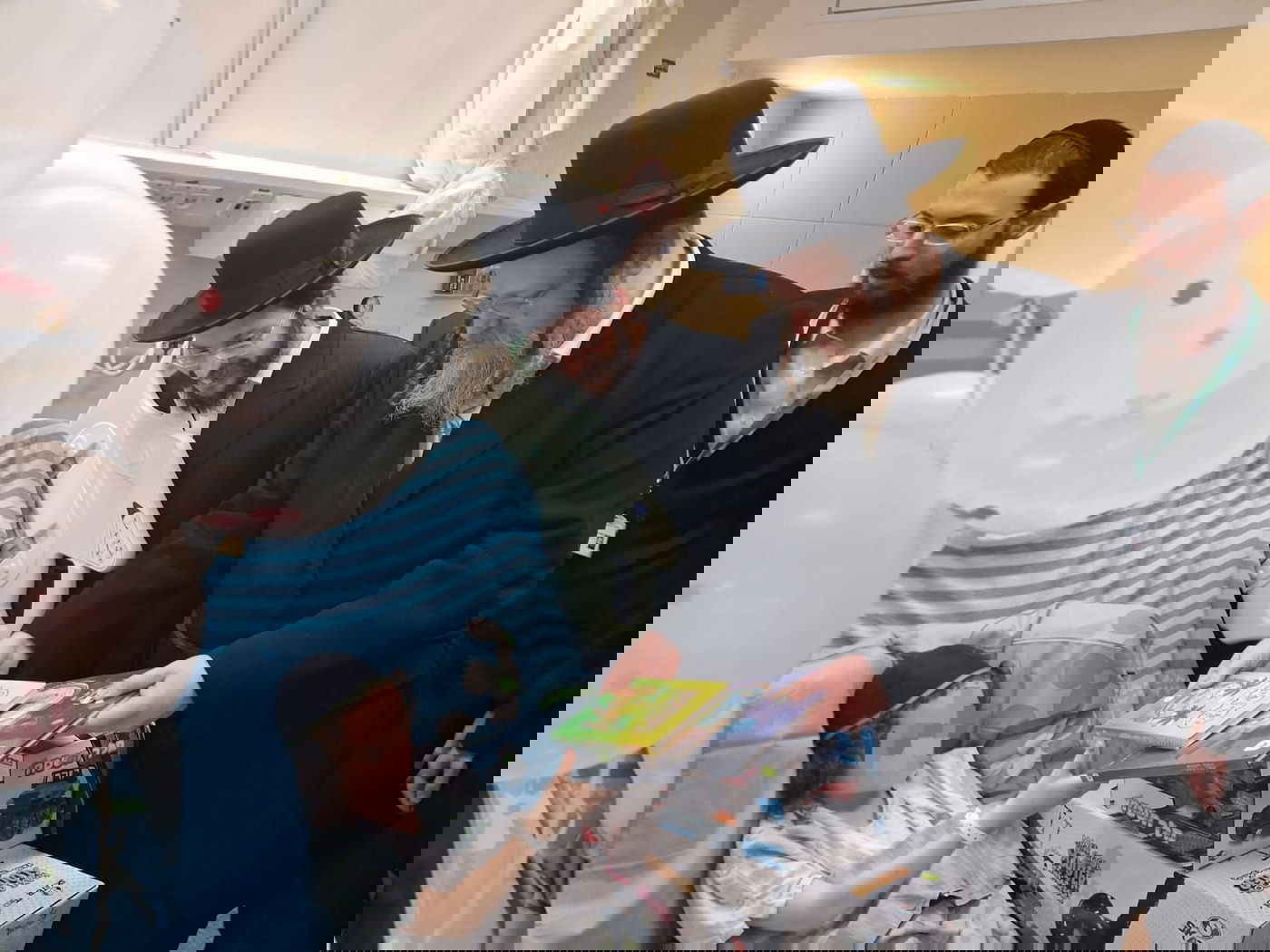 הרה"צ רבי ישראל מנחם אלתר בביקור בסורוקה