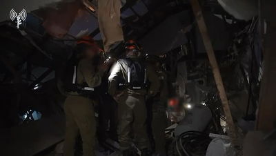 פעילות פיקוד העורף בזירה בבני ברק