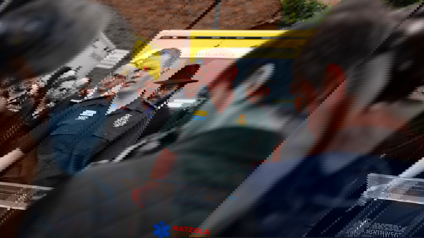 טקס מסירת האמבולנסים לארגון החרדי