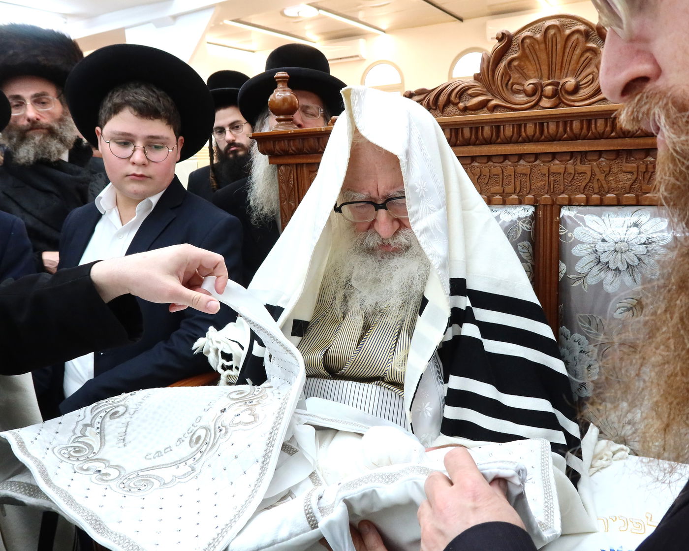 שמחת הברית לנכד האדמו"רים מטשארנאביל ומשכנות הרועים