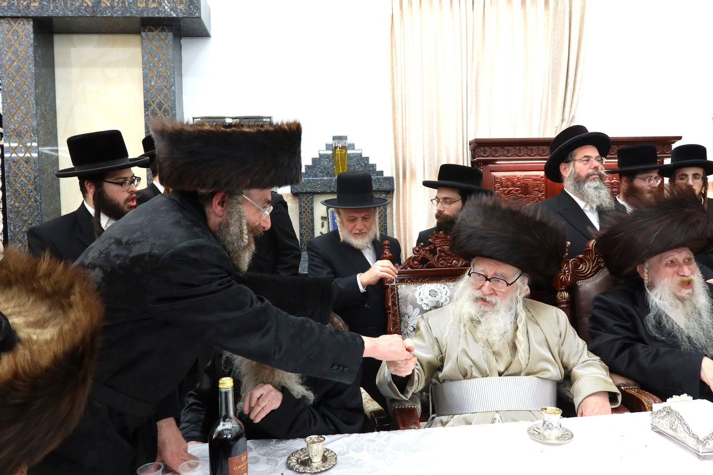 שמחת הברית לנכד האדמו"רים מטשארנאביל ומשכנות הרועים