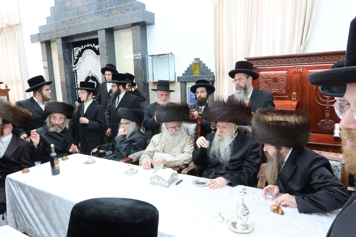 שמחת הברית לנכד האדמו"רים מטשארנאביל ומשכנות הרועים