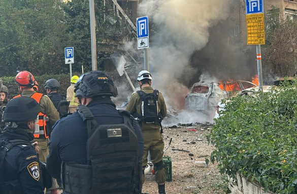 זירת הנפילה בתל אביב