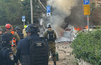 זירת הנפילה בתל אביב