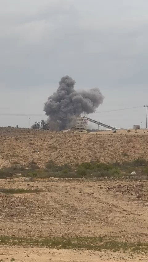 תיעוד רגע הנפילה בנגב , ללא נפגעים