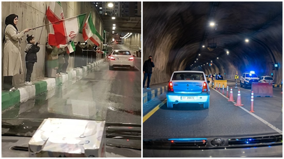 מחסומי הפחד: כוחות הבסיג' ותומכי משטר מתמקמים מתחת לגשרים