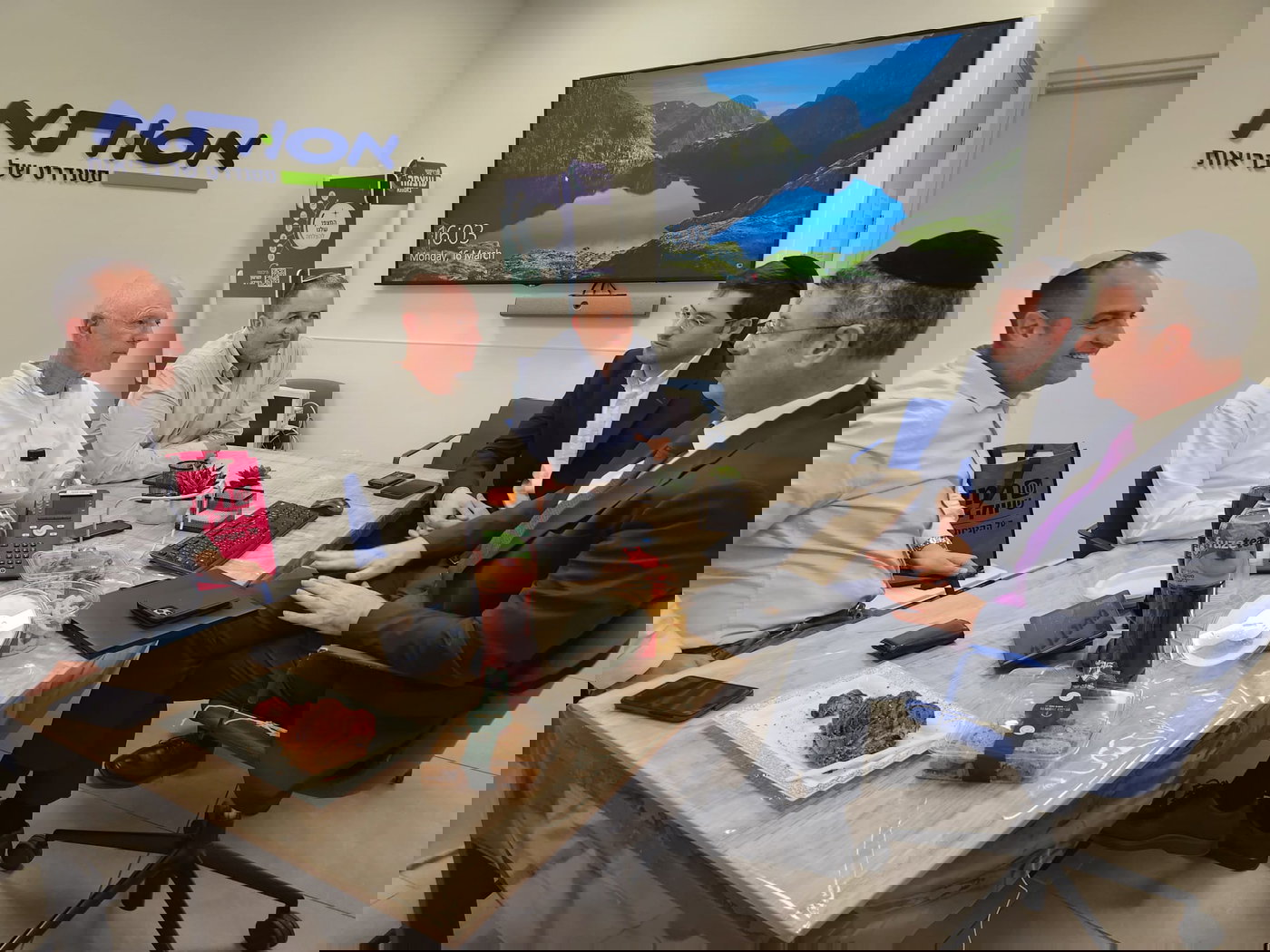 "התרשמתי מאוד מהעשייה הרפואית המתקדמת כאן"