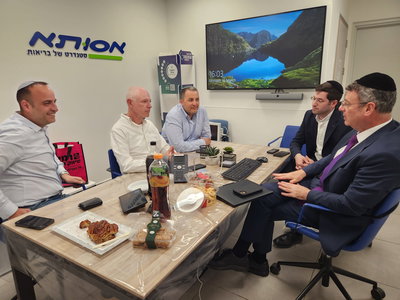 "התרשמתי מאוד מהעשייה הרפואית המתקדמת כאן"