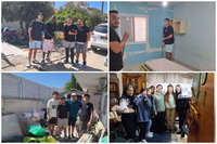 השבוע תלמידי תיכון יש"י בעשיית טוב