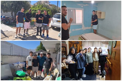 השבוע תלמידי תיכון יש"י בעשיית טוב