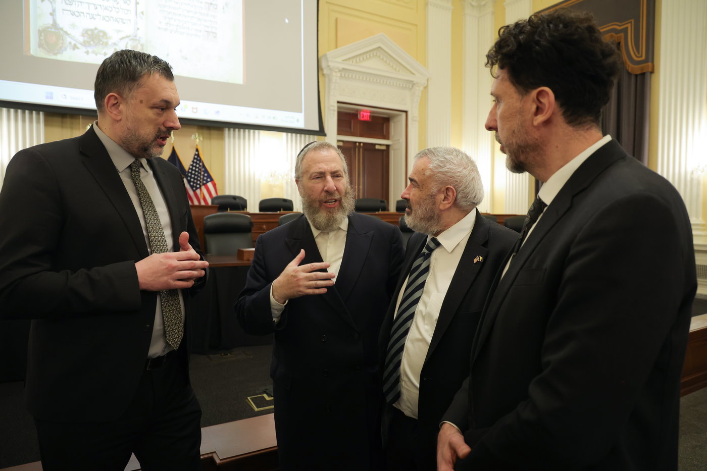 שולחן ליל הסדר בקונגרס האמריקאי