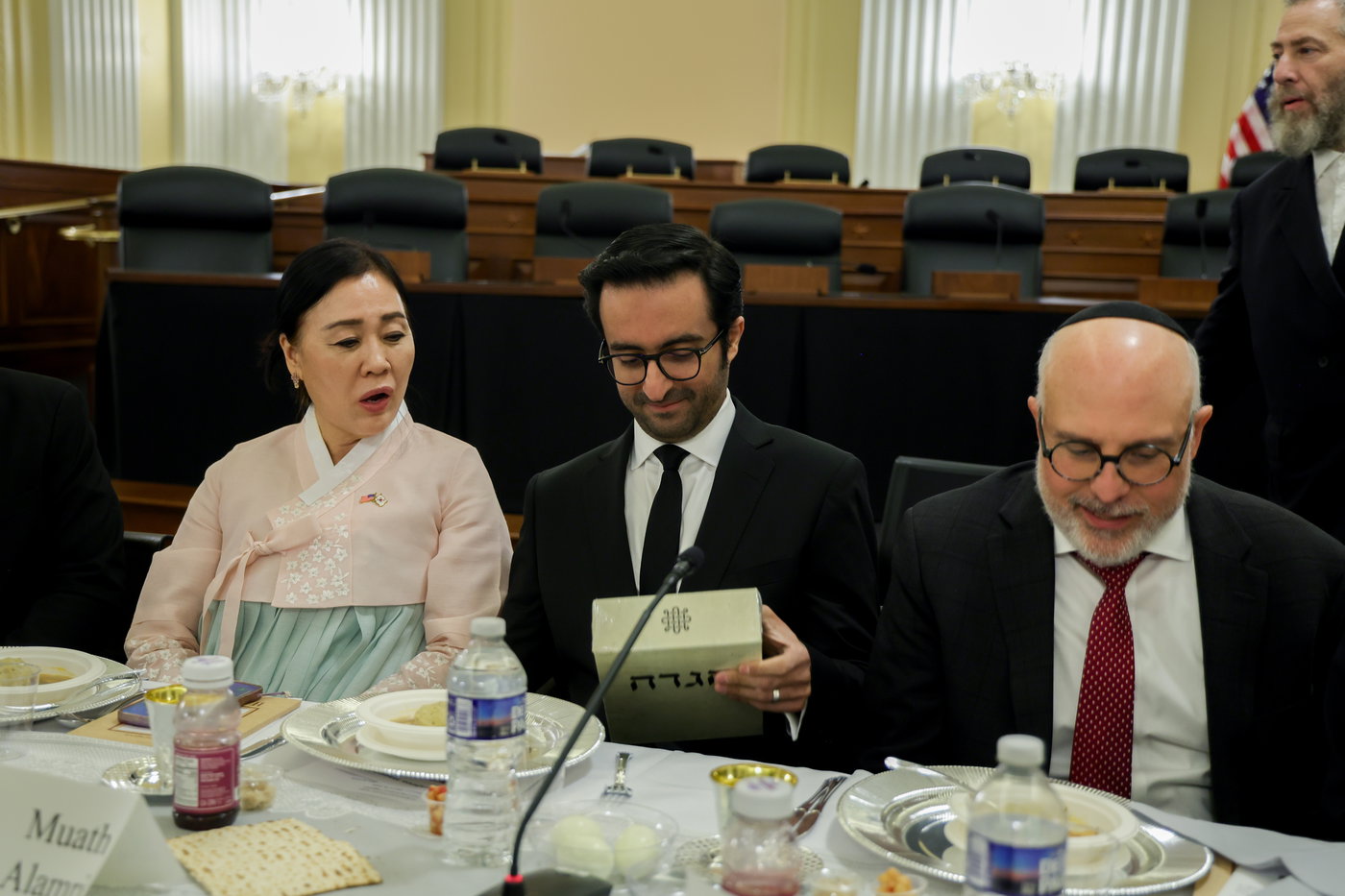 שולחן ליל הסדר בקונגרס האמריקאי