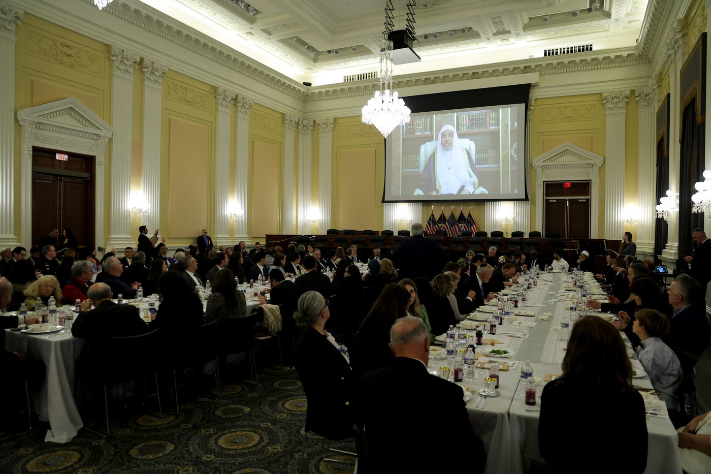 שולחן ליל הסדר בקונגרס האמריקאי