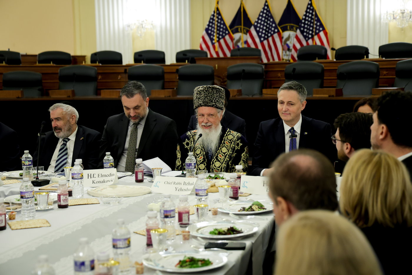 שולחן ליל הסדר בקונגרס האמריקאי